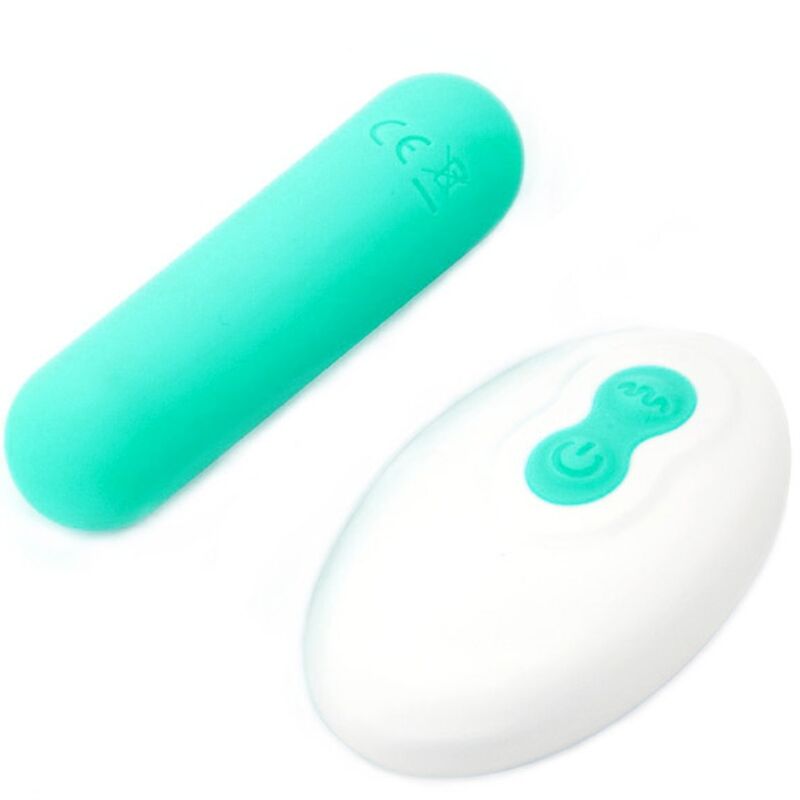 ARMONY - SPLASH JOLINE VIBRADOR BULLET SILICONA CONTROLE REMOTO 10 VIBRAÇÕES 65 X 15 CM VERDE