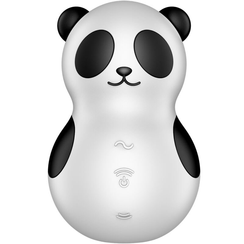 Satisfyer Pocket Panda Estimulador y Vibrador Negro y Blanco