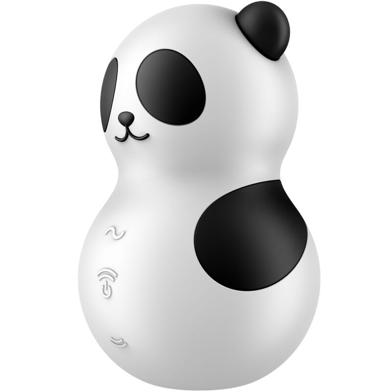 Satisfyer Pocket Panda Estimulador y Vibrador Negro y Blanco