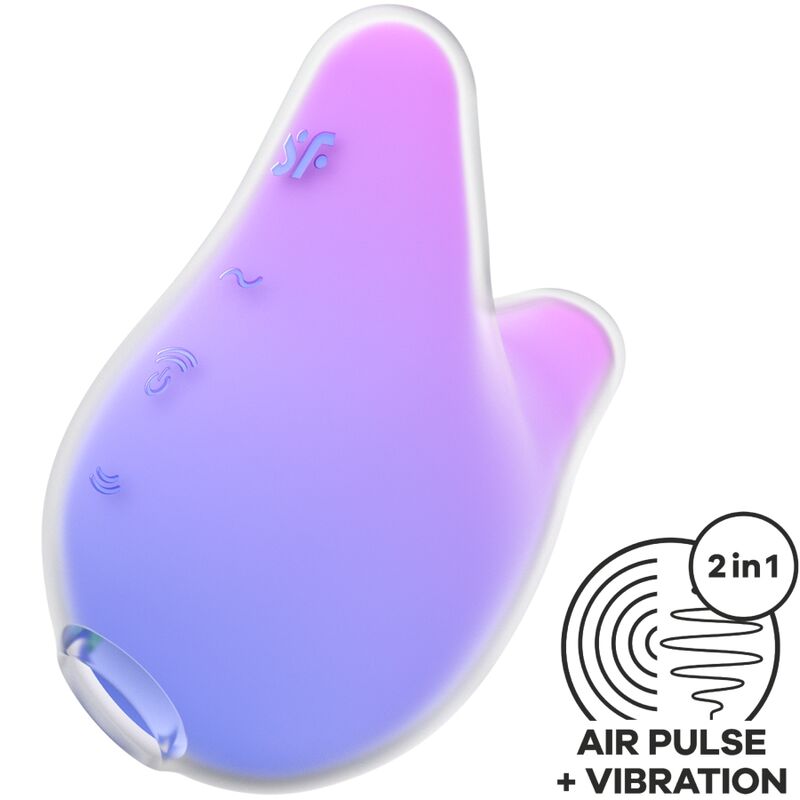 Satisfyer - Mermaid Vibes Estimulador y Vibrador Violeta y Rosa