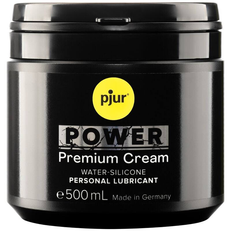 PJUR - POWER PREMIUM CREME PESSOAL LUBRIFICANTE 500 ML - Sex Shop Sexy