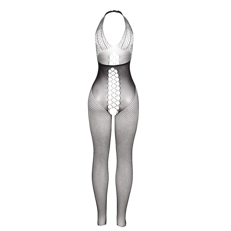 SUBBLIME - 951832 BODYSTOCKING COSTAS ABERTAS COM DETALHES ENTRELAÇADOS PRETO TAMANHO ÚNICO