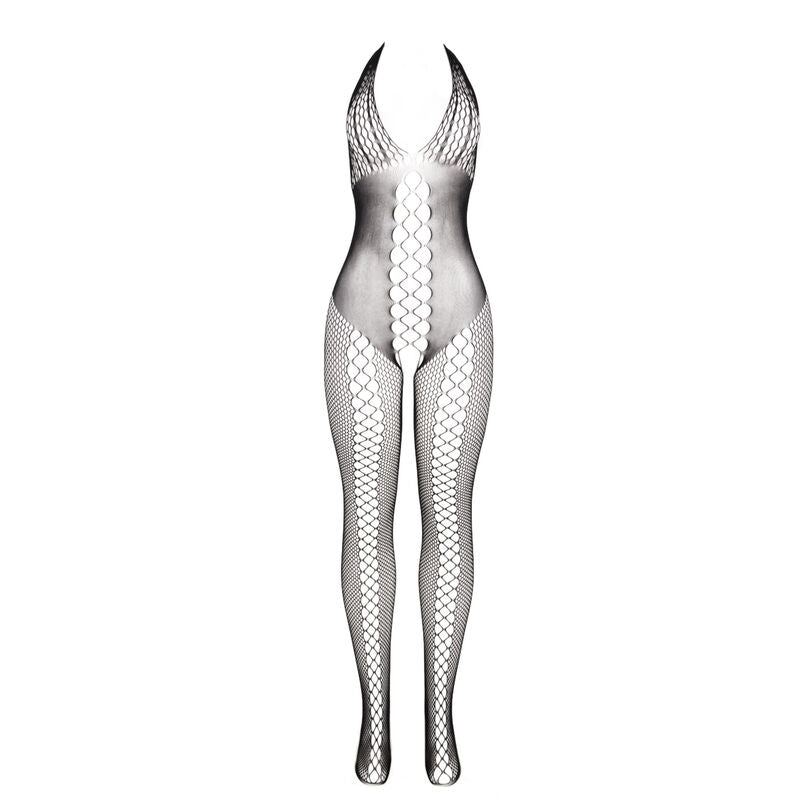 SUBBLIME - 951832 BODYSTOCKING COSTAS ABERTAS COM DETALHES ENTRELAÇADOS PRETO TAMANHO ÚNICO