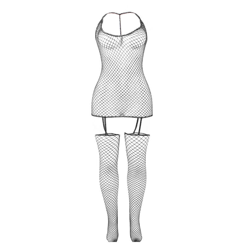 SUBBLIME - 951955 BODYSTOCKING EM REDE BRILHANTE TAMANHO ÚNICO