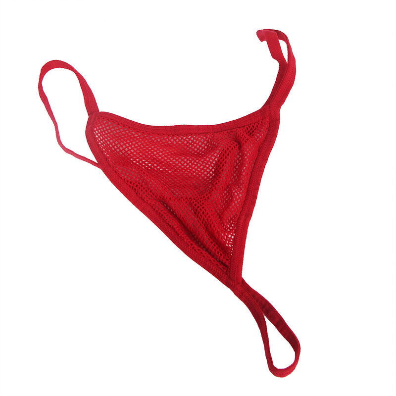 SUBBLIME - 952181 BODYSTOCKING EM REDE COM LUVAS E BRILHOS VERMELHO TAMANHO ÚNICO