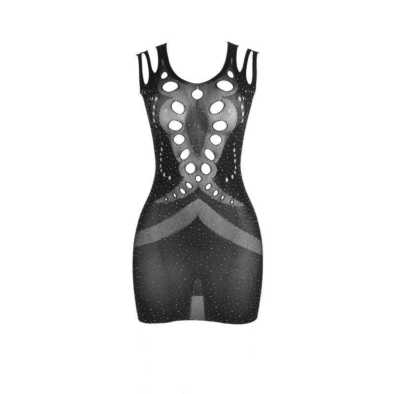 SUBBLIME - 952198 VESTIDO EM REDE COM BRILHOS PRETO TAMANHO ÚNICO