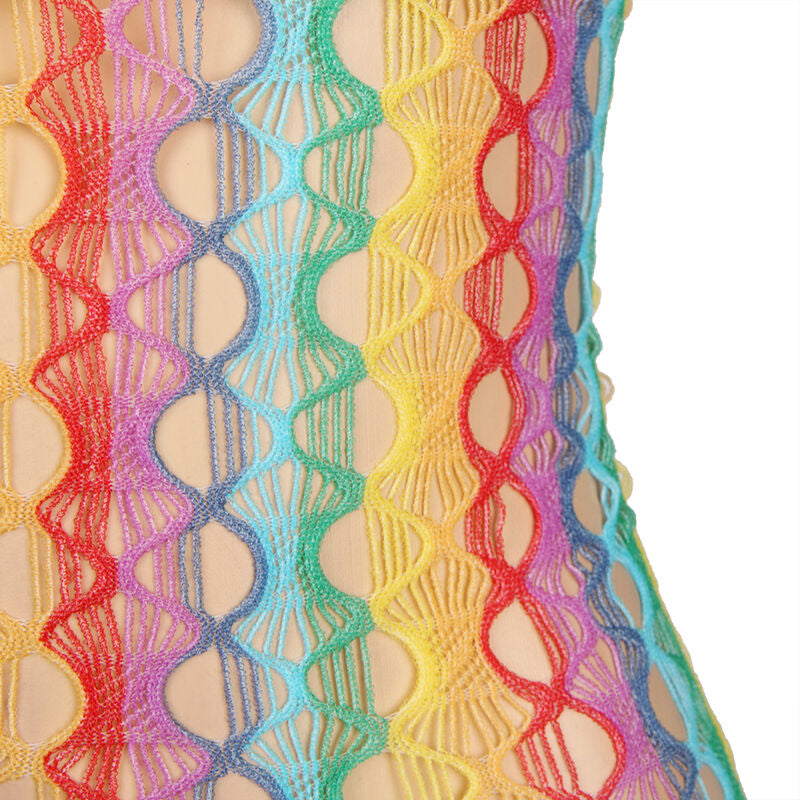 SUBBLIME - 952365 VESTIDO DE REDE OMBROS DESCOBERTOS ARCO-ÍRIS TAMANHO ÚNICO