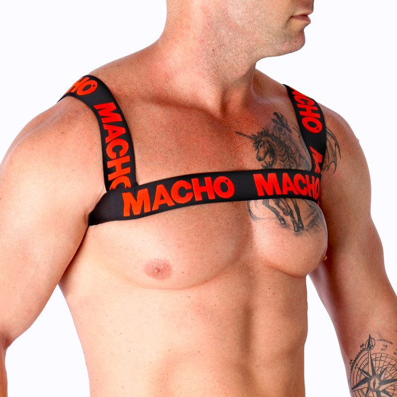 MACHO - ARNÉS DUPLO ROJO