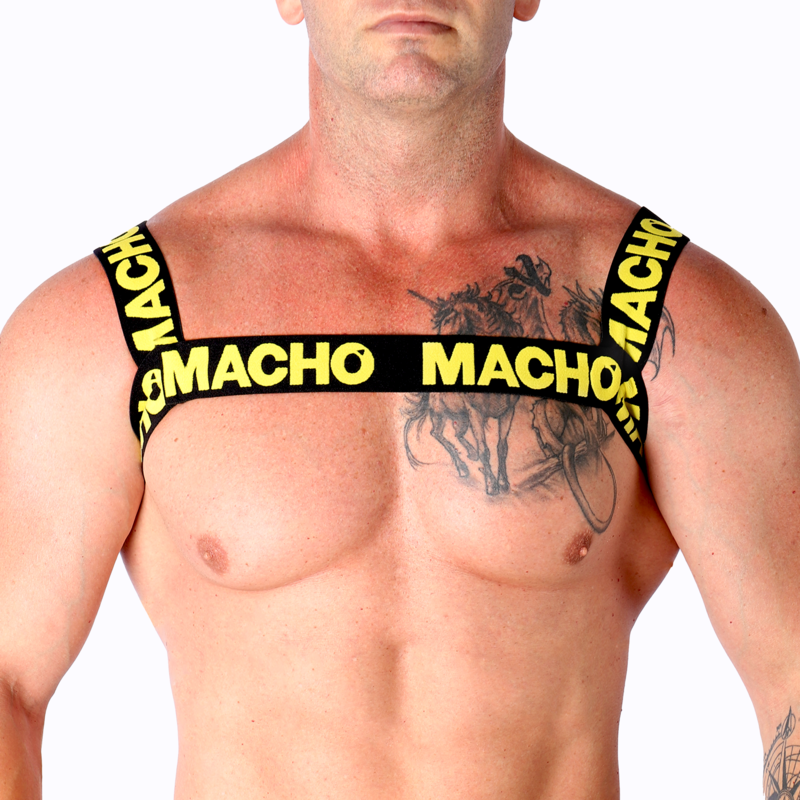 MACHO - ARNÉS DUPLO AMARILLO