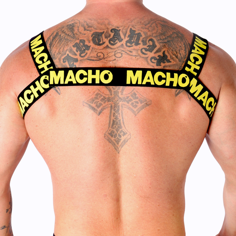 MACHO - ARNÉS DUPLO AMARILLO