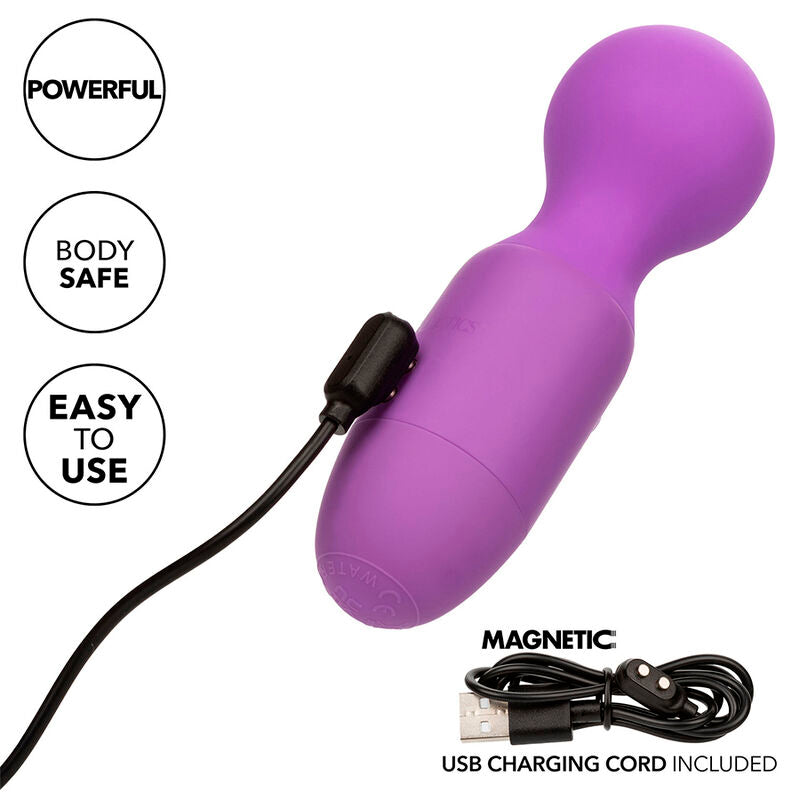 CALEXOTICS - MASAJEADOR PRIMERA VEZ RECARREGÁVEL 10 VIBRAÇÕES ROXO