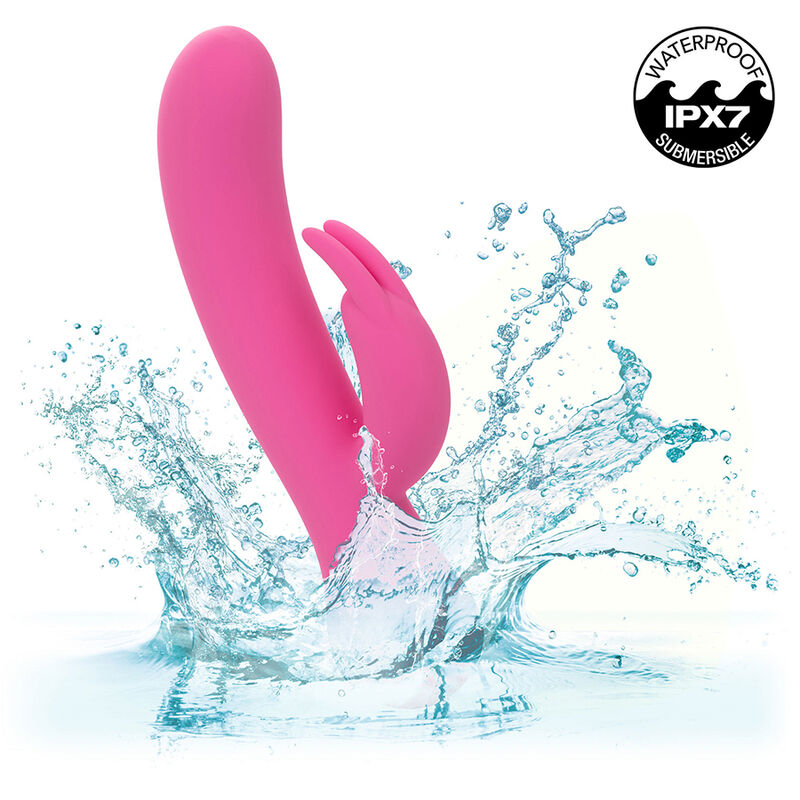CALEXOTICS - PRIMERA VEZ VIBRADOR COELHO RECARREGÁVEL ROSA