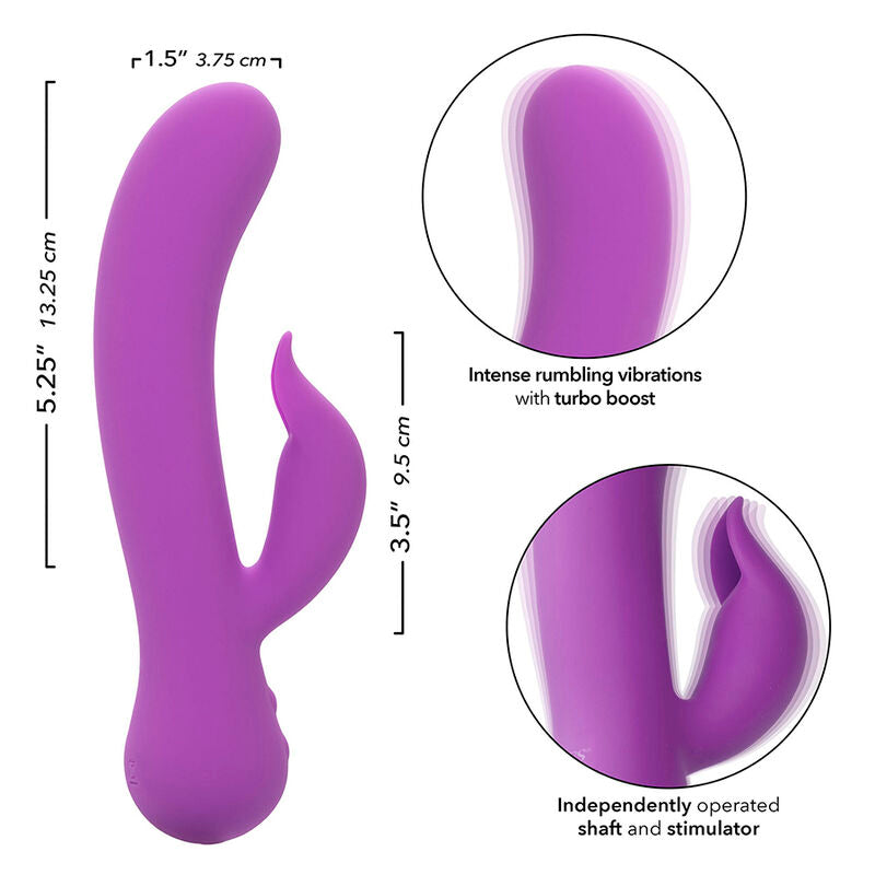 CALEXOTICS - PRIMERA VEZ VIBRADOR PLACOR RECARREGÁVEL ROXO