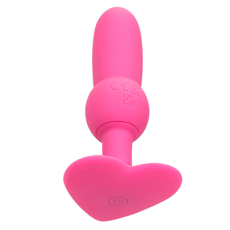CALEXOTICS - FIRST TIME PLUG ANAL COM ESFERAS 10 VIBRAÇÕES ROSA