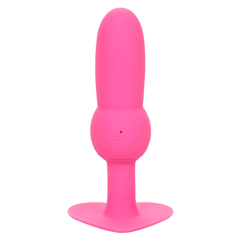 CALEXOTICS - FIRST TIME PLUG ANAL COM ESFERAS 10 VIBRAÇÕES ROSA