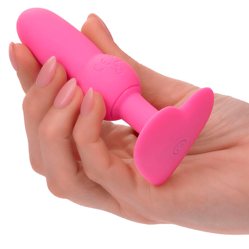 CALEXOTICS - FIRST TIME PLUG ANAL COM ESFERAS 10 VIBRAÇÕES ROSA
