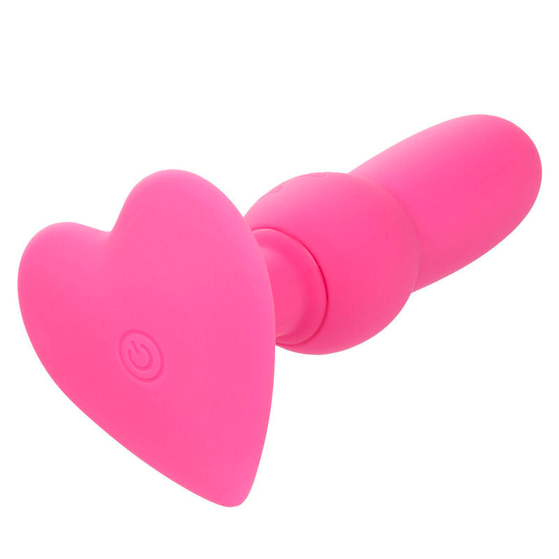 CALEXOTICS - FIRST TIME PLUG ANAL COM ESFERAS 10 VIBRAÇÕES ROSA
