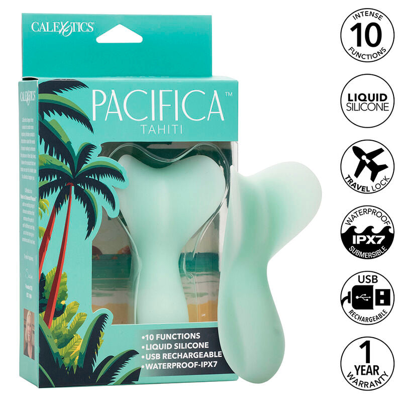 CALEXOTICS - PACIFICA TAHITI ESTIMULADOR 10 FUNÇÕES AQUA