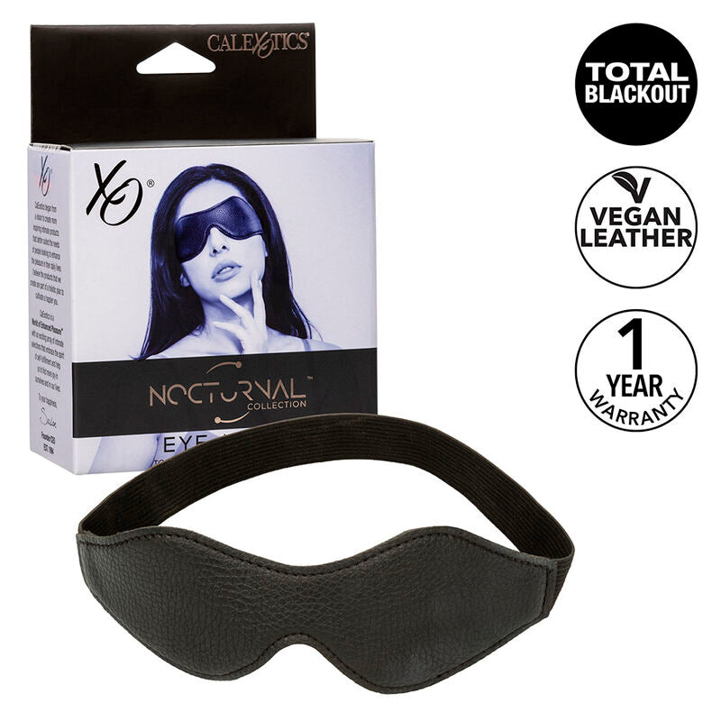 CALEXOTICS - NOCTURNAL VENDA PARA OLHOS EM PVC PRETO