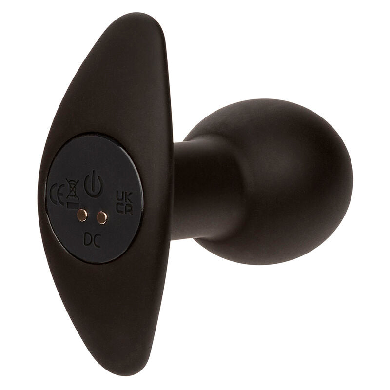 CALEXOTICS - ROCK BOTTOM PLUG ANAL 10 VIBRAÇÕES SILICONA PRETO