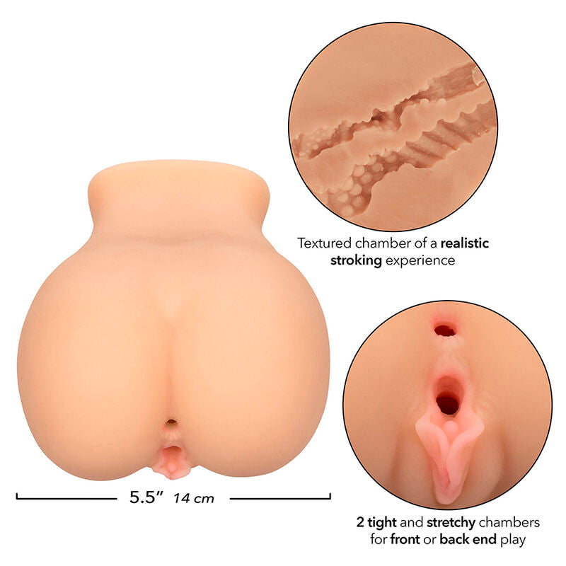 CALEXOTICS - THE FARMER'S DAUGHTER MASTURBADOR DUPLO REALISTA NATURAL