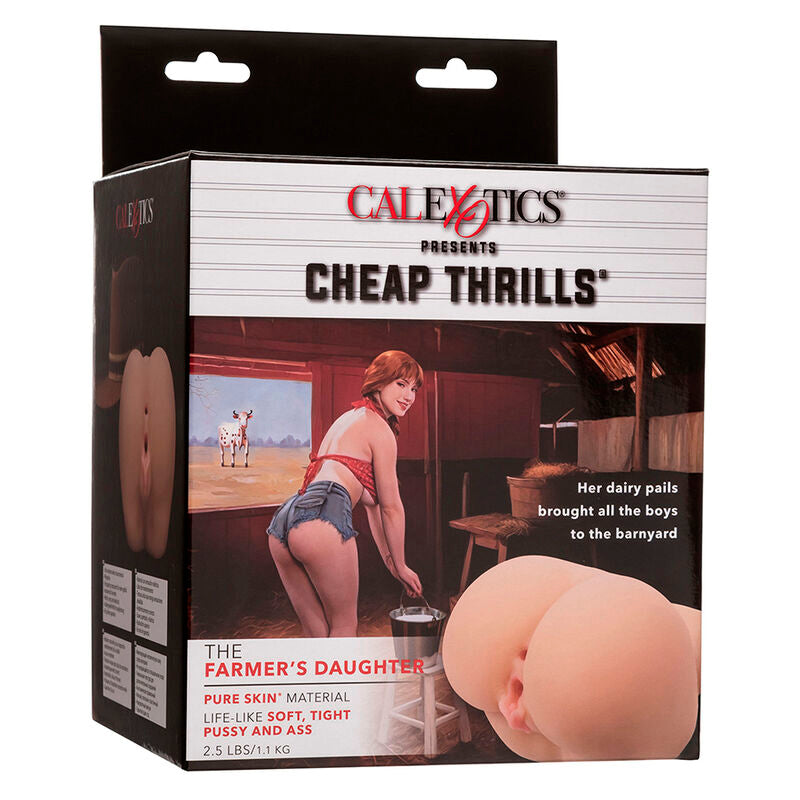 CALEXOTICS - THE FARMER'S DAUGHTER MASTURBADOR DUPLO REALISTA NATURAL
