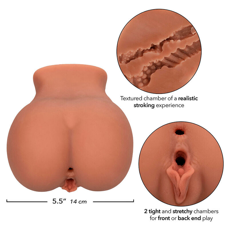 CALEXOTICS - THE ROLLER BABE MASTURBADOR DUPLO REALISTA NATURAL