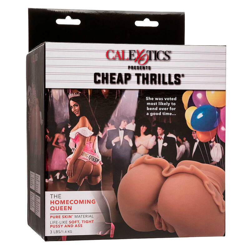 CALEXOTICS - THE HOMECOMING QUEEN MASTURBADOR DUPLO REALISTA CARAMELO