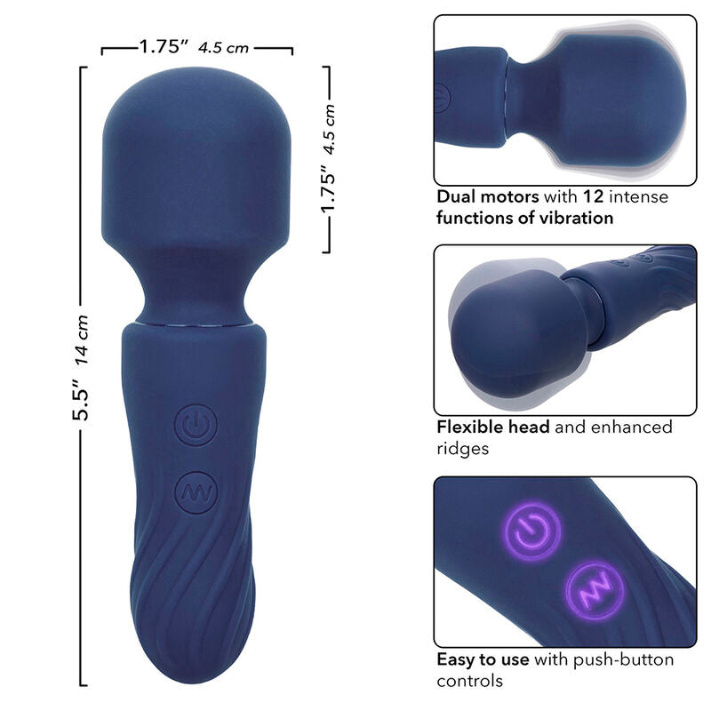 CALEXOTICS - MASAJEADOR CHARISMA CHARM 12 FUNÇÕES ROXO