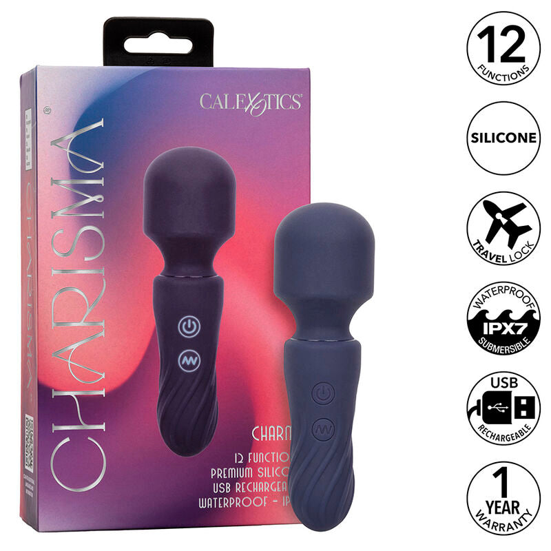 CALEXOTICS - MASAJEADOR CHARISMA CHARM 12 FUNÇÕES ROXO