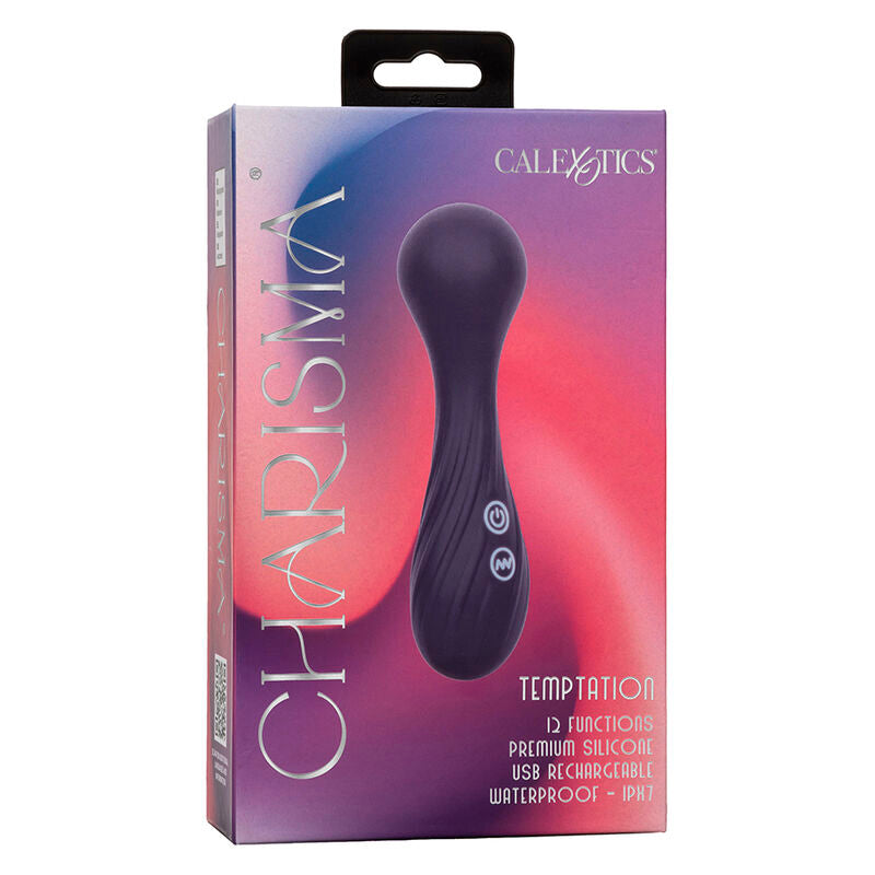 CALEXOTICS - MASAJEADOR TENTACIÓN CARISMA 12 FUNÇÕES ROXO