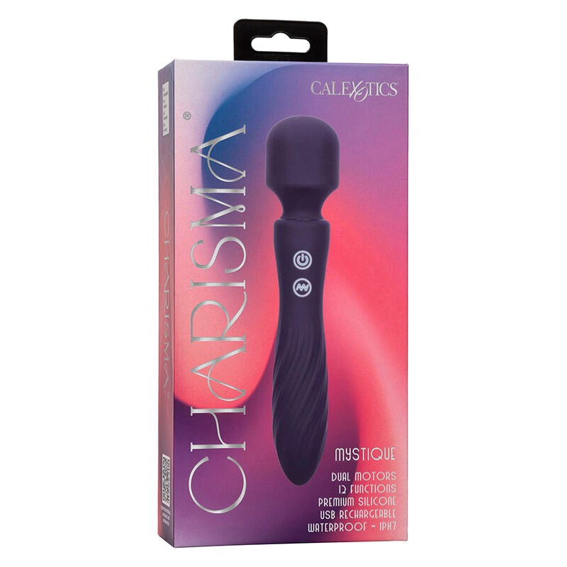 Calexotics - Charisma Mystique Masajeador Motores Duplos 12 Funciones 20,5 Cm X 4,5 Cm Roxo