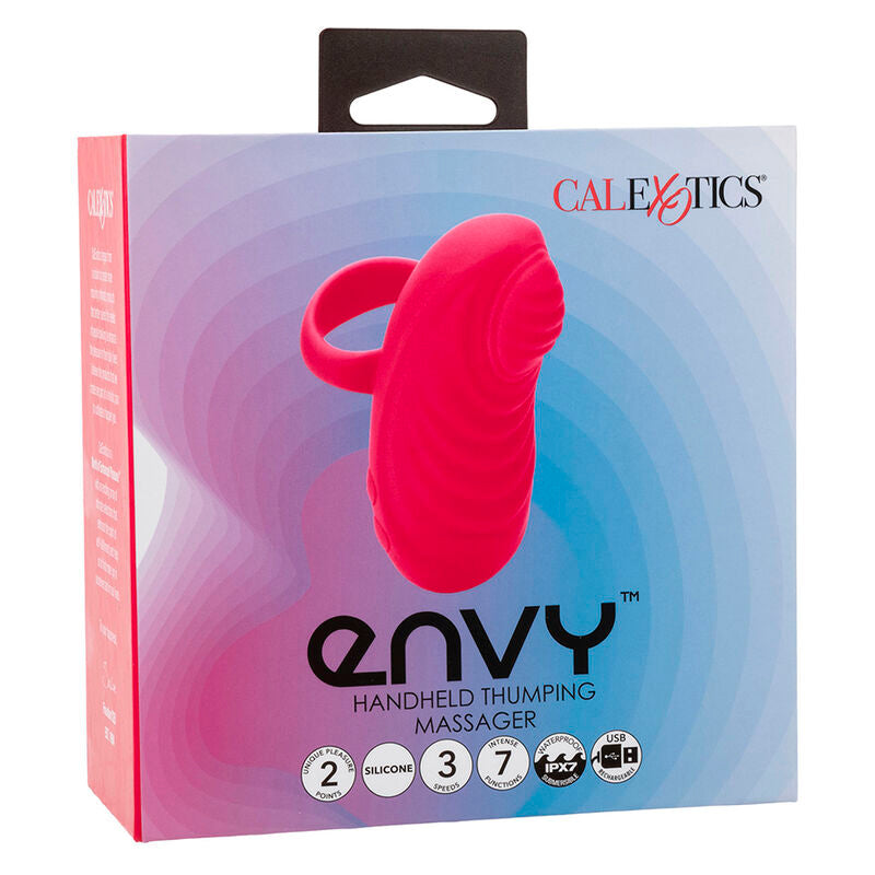 CALEXOTICS - ENVY MASAJEADOR DE BOLA RODANTE DE MANO 7 VIBRAÇÕES ROSA