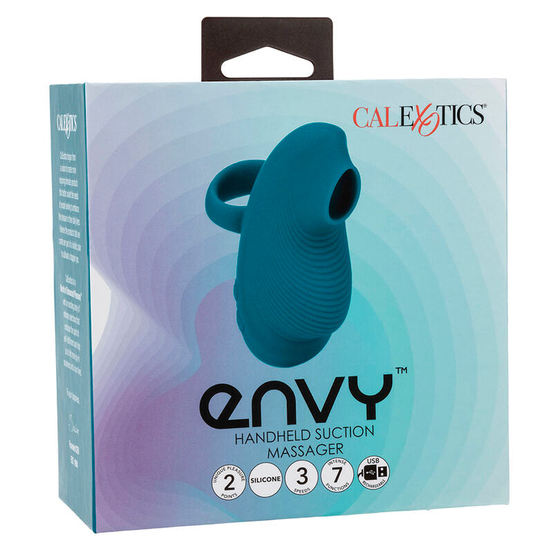 Calexotics - Envy Massageador Portátil con 7 Vibraciones Azul