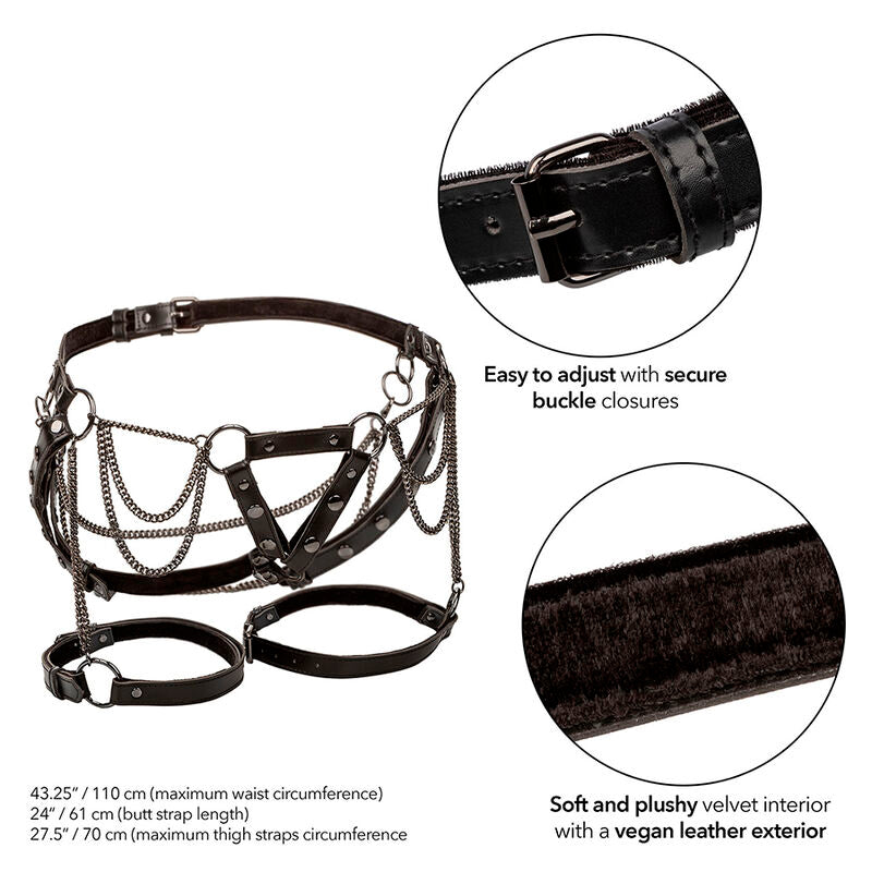 CALEXOTICS - ARNÉS DE MUSLO MULTICAIN EUPHORIA PREMIUM