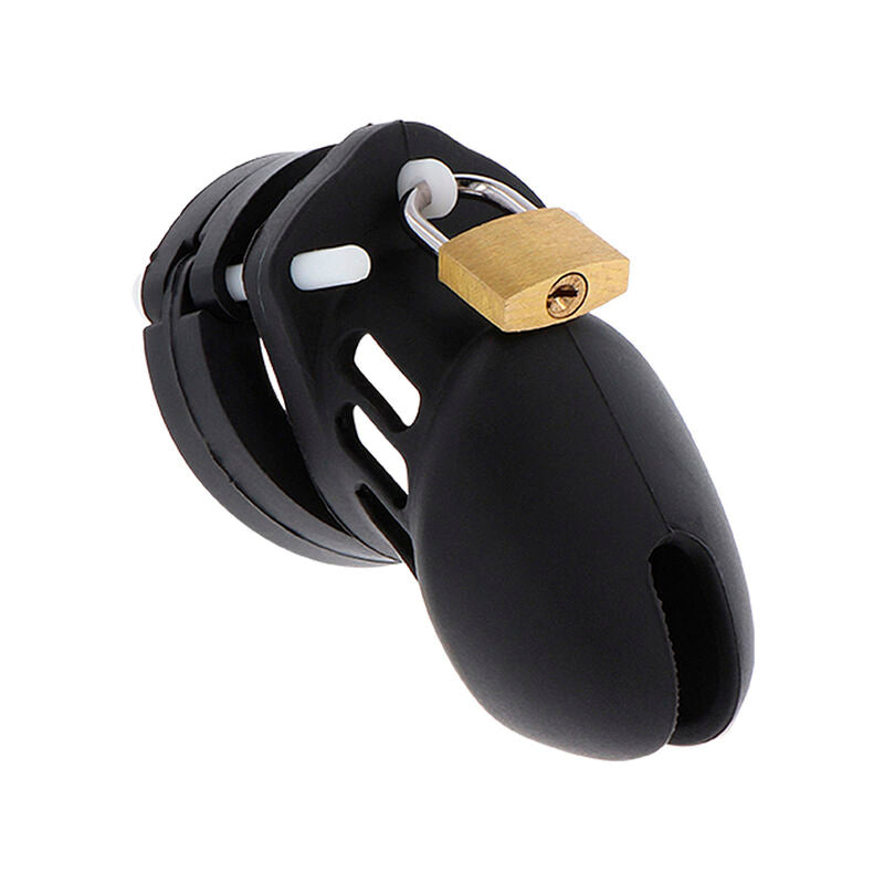 Deseo Oculto - Extreme Casteidade Gaiola de Silicone Tamanho S Preto
