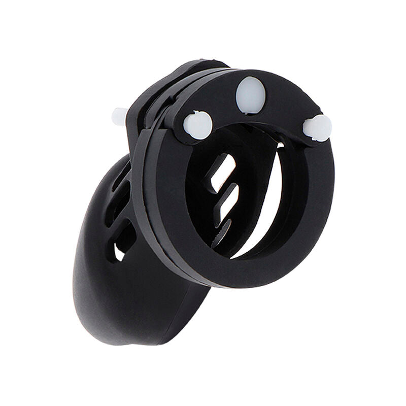 Deseo Oculto - Extreme Casteidade Gaiola de Silicone Tamanho S Preto