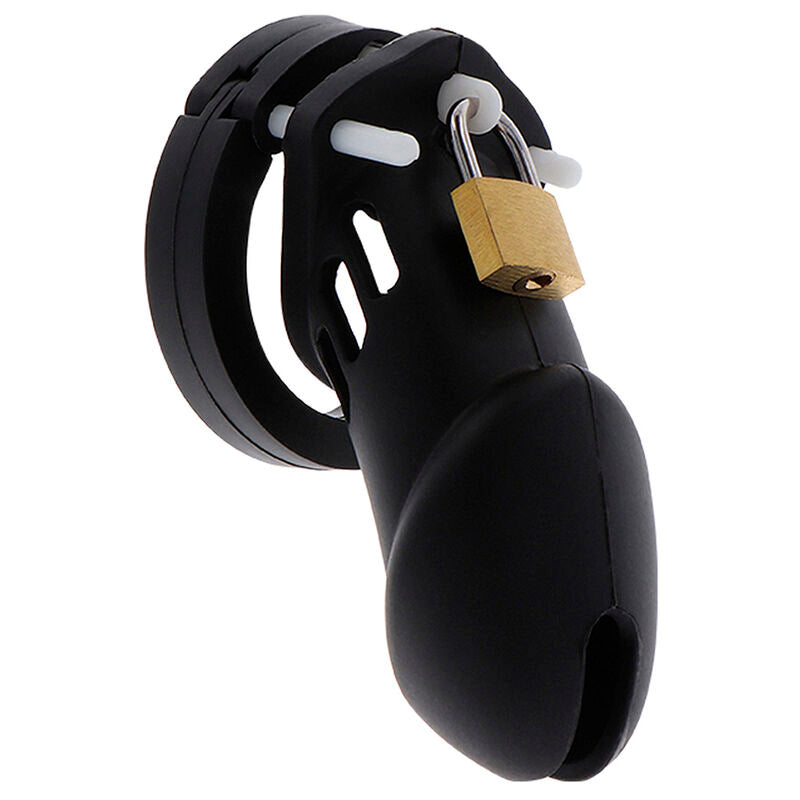 DESEO OCULTO - EXTREME GAIOLA DE PENIS DE CASIDADE SILICONE TAMANHO L PRETO