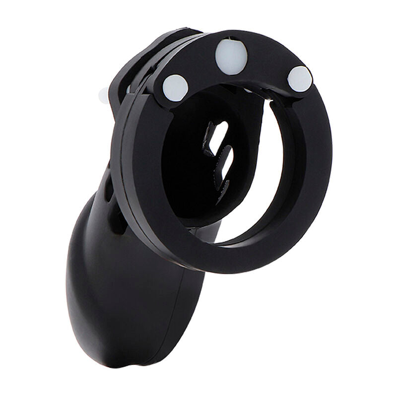 DESEO OCULTO - EXTREME GAIOLA DE PENIS DE CASIDADE SILICONE TAMANHO L PRETO