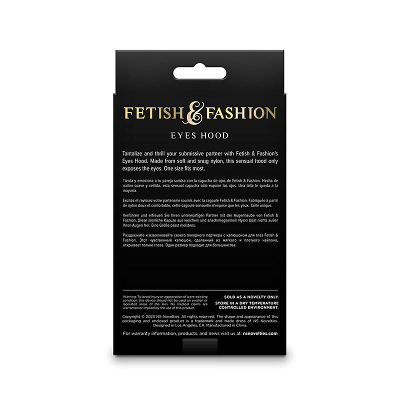 NOVEDADES NS - FETISH &amp; MODA OLHOS CAPUZ NYLON BRANCO