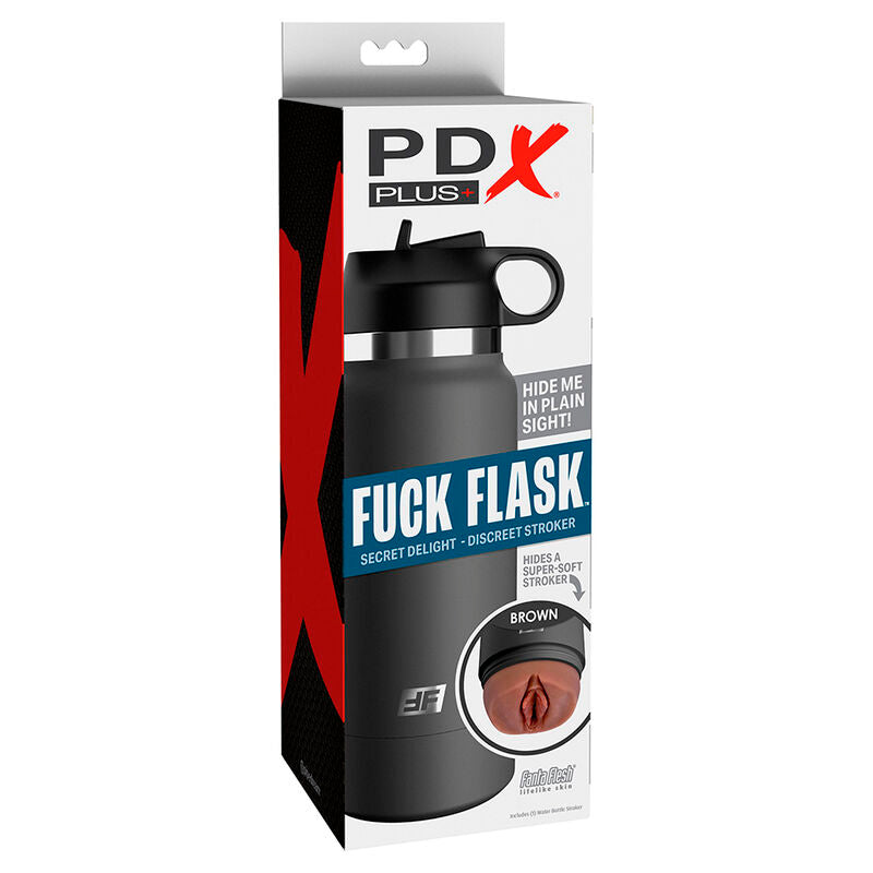 PDX PLUS - FRASCO DE FUCK FLASK VAGINAL DISCRETO STROKER MARROM MODELO 2