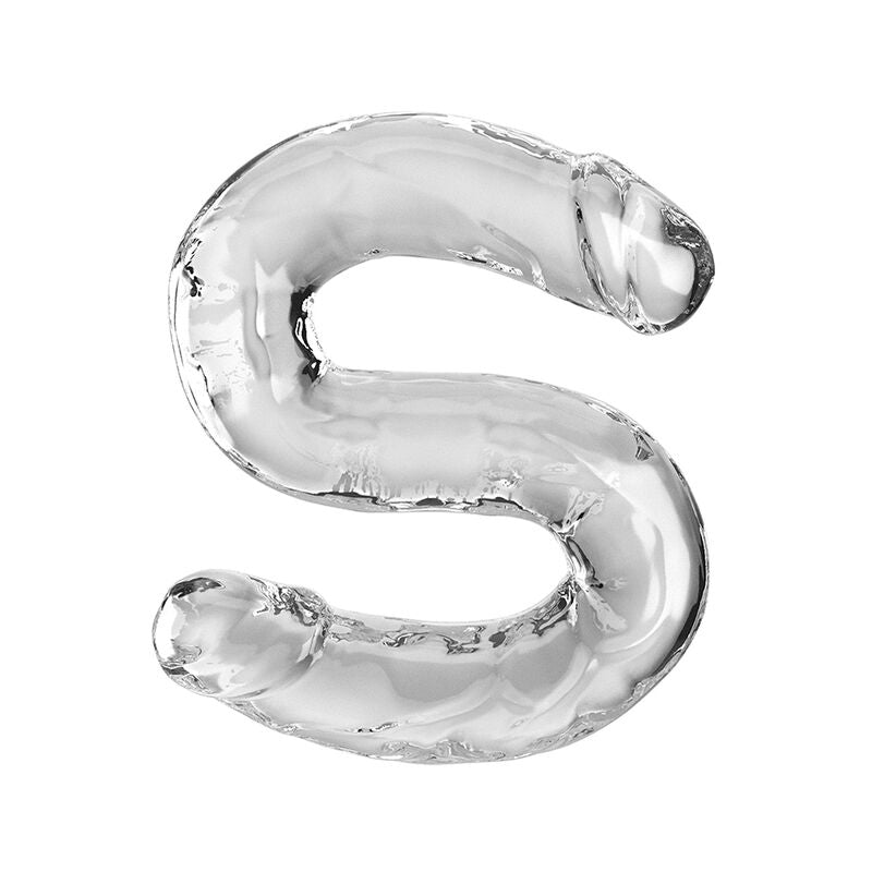KING COCK - DILDO DOBLE PROBLEMA DUPLO 46 CM TRANSPARENTE