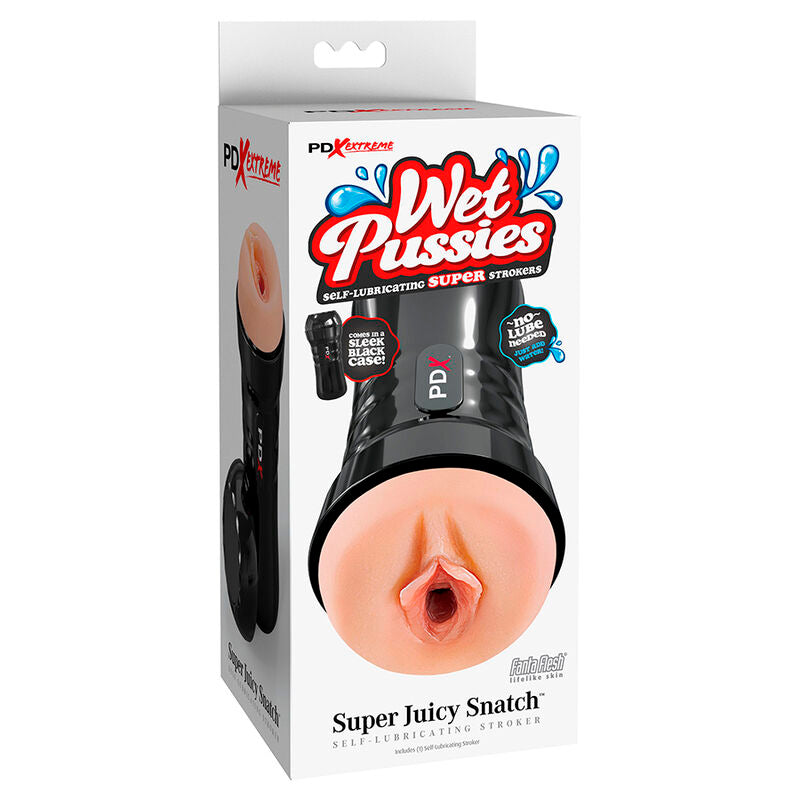 PDX EXTREME - WET PUSSIES AUTOLUBRIFICANTE MASTURBADOR DE CARNE