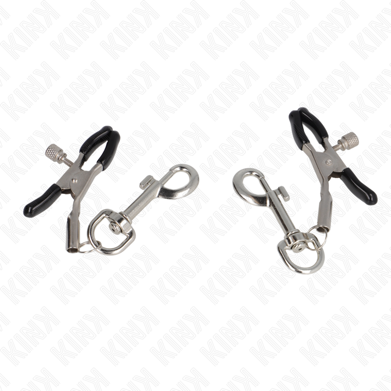 KINK - PINÇAS PARA MAMILOS COM GANCHO 6 CM
