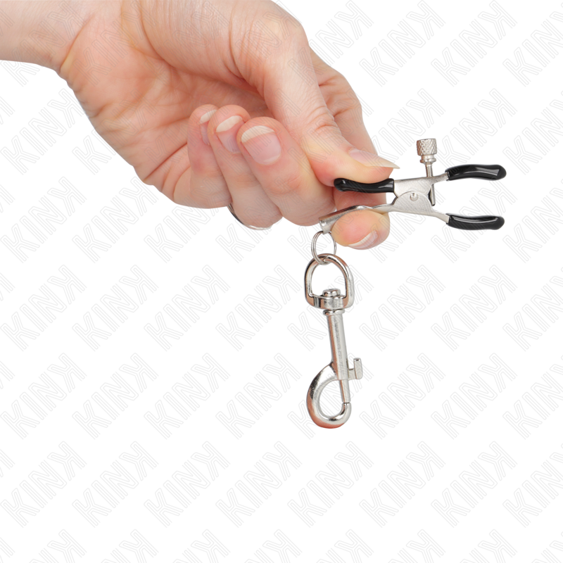 KINK - PINÇAS PARA MAMILOS COM GANCHO 6 CM
