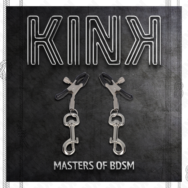 KINK - PINÇAS PARA MAMILOS COM GANCHO 6 CM
