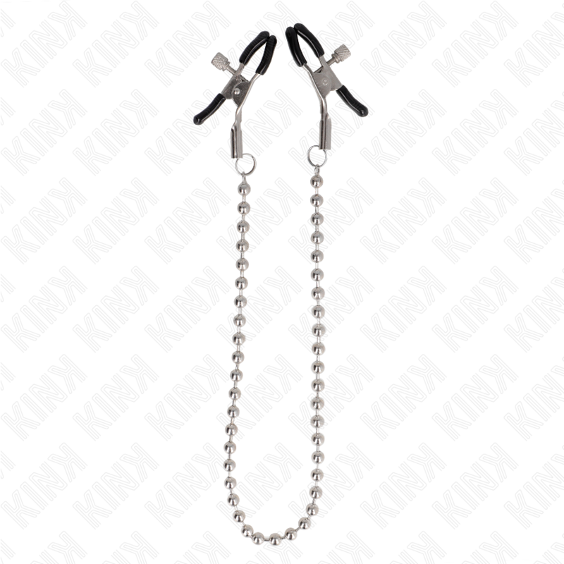 KINK - PINÇAS PARA MAMILOS COM CORRENTE DE BOLAS 30 CM