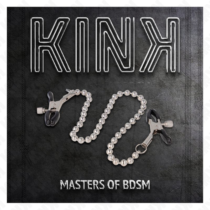 KINK - PINÇAS PARA MAMILOS COM CORRENTE DE BOLAS 30 CM