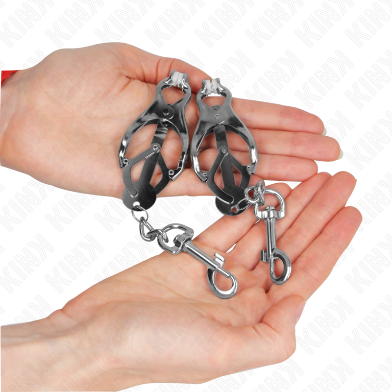 KINK - PINÇAS ESTILO JAPONÊS PARA MAMILOS COM GANCHOS