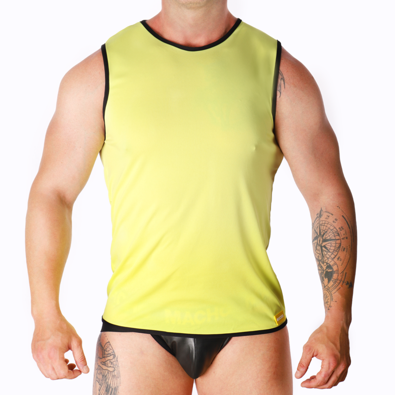 MACHO - CAMISETA AMARILLA S/M